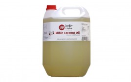 Indic Wisdom Edible Coconut Oil Virgin & Cold Pressed  Plastic Container  5 litre
